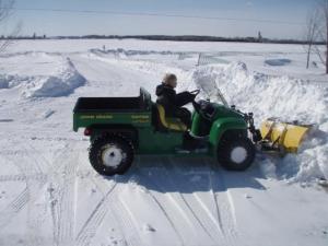 John Deere Gator Snow Plow